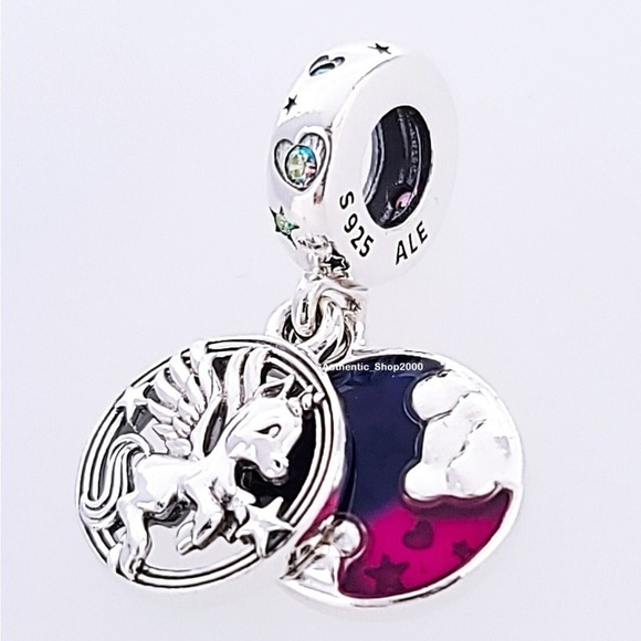 Pandora “Love is the closest thing to magic” Dangle Charm | Sterling Silver | - Picture 5 of 6